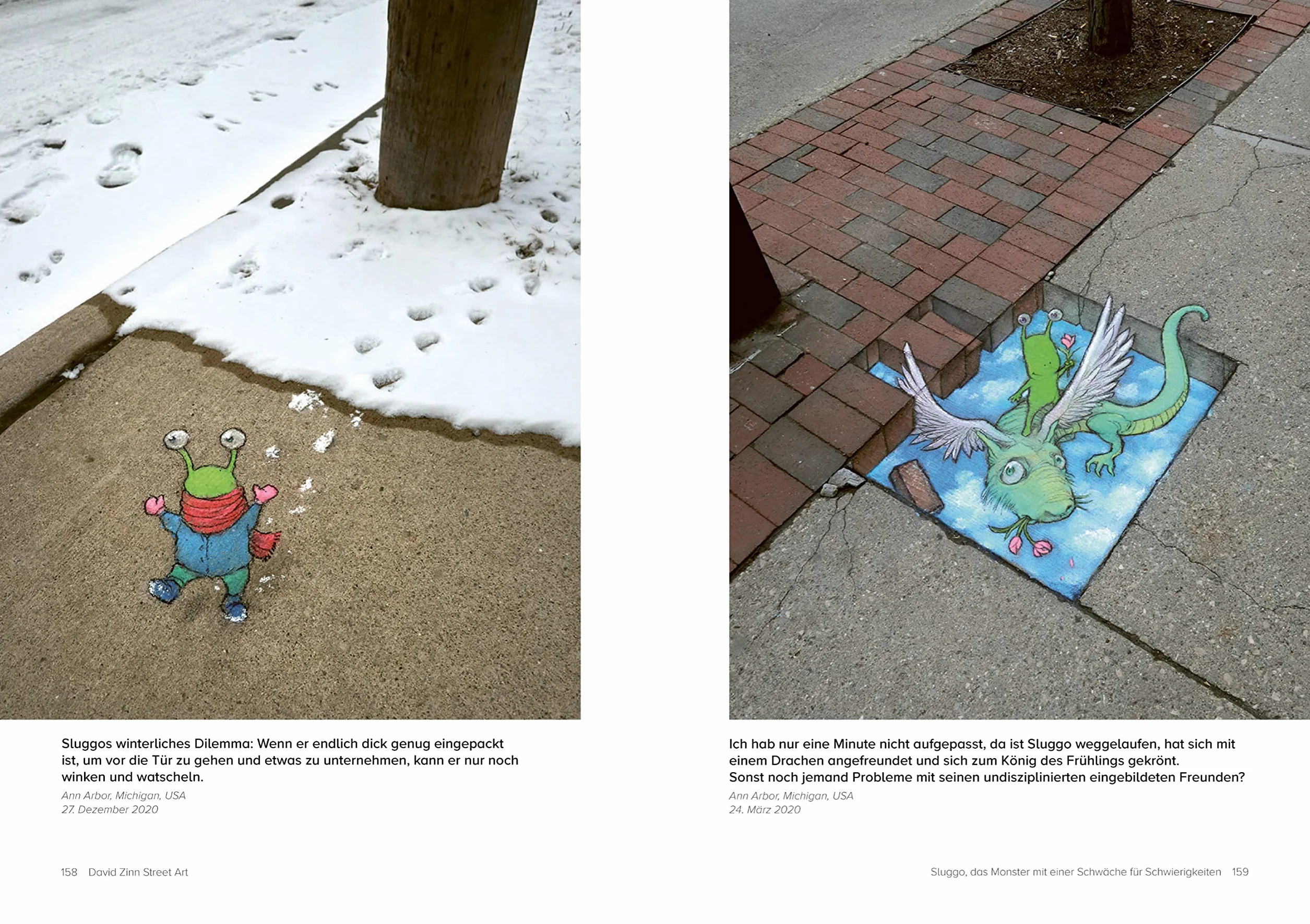 David Zinn. Street Art