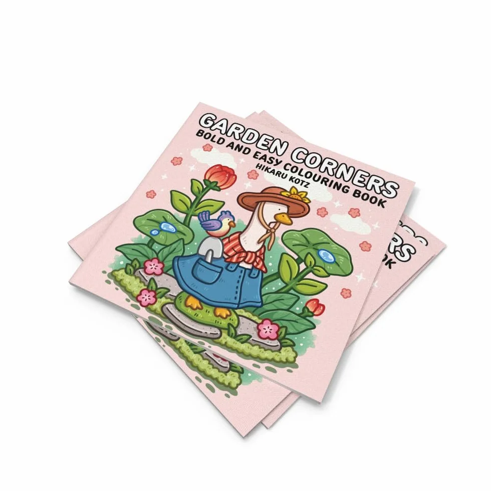 Garden Corners: Bold and Easy Colouring Book for All Ages: Cosy Colouring Pages Packed with Natural Beauty [Sunday Times Bestselling Author]